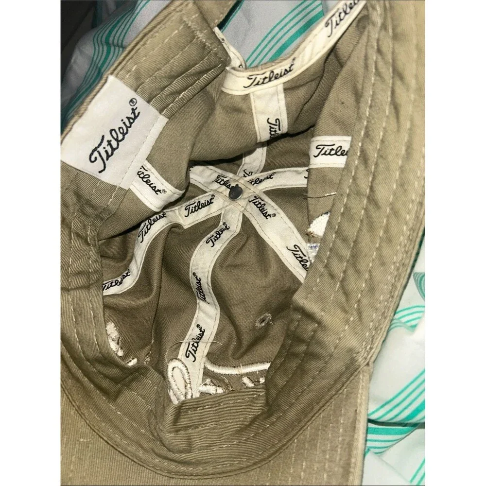 Titleist Khaki Hat EUC
